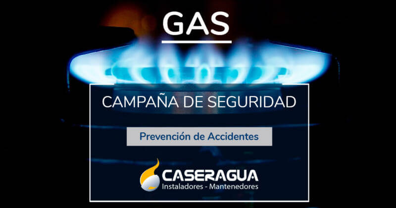 Campaña de prevención de accidentes de gas en viviendas