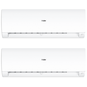aire acondicionado equipo interior multisplit pared 2x1 Haier gama Flexis Plus modelo 25 y 35 en color blanco